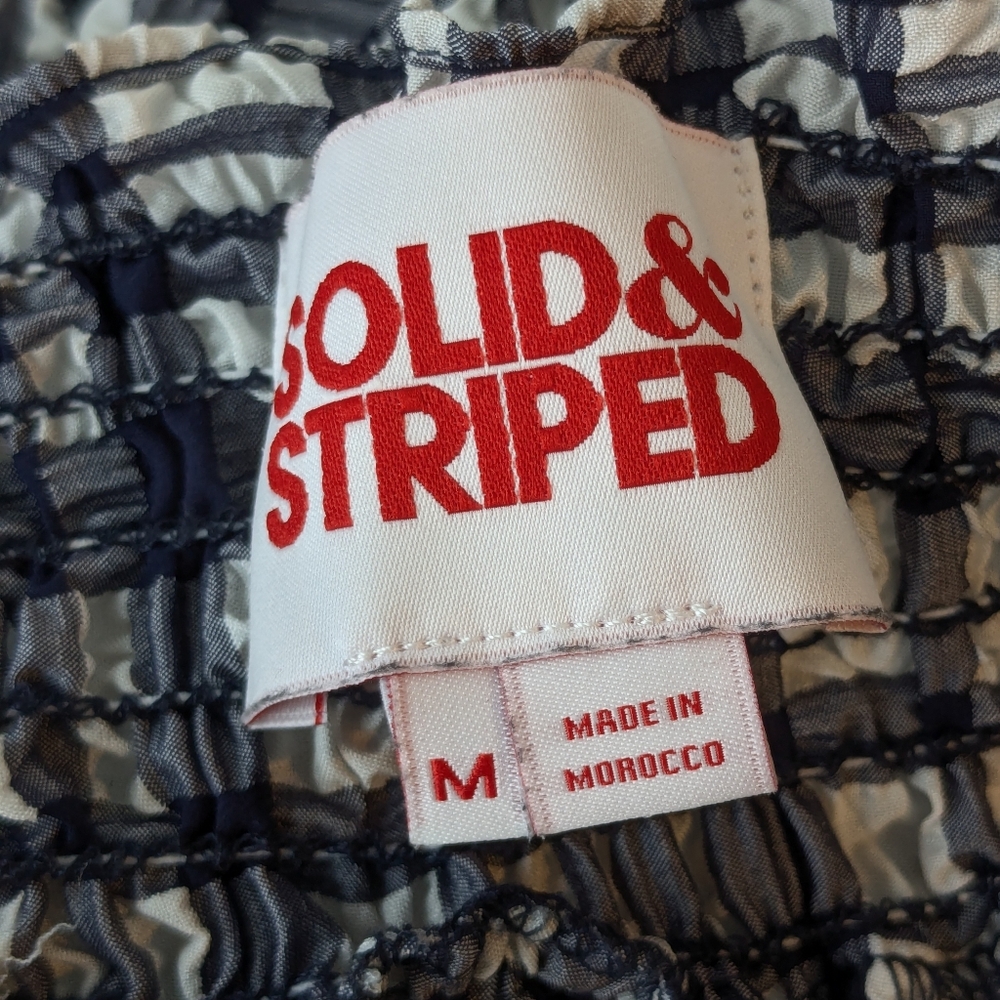 Solid & Striped Shirred Gingham Seersucker Mini D… - image 8